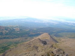 Ridgeline mountain running.